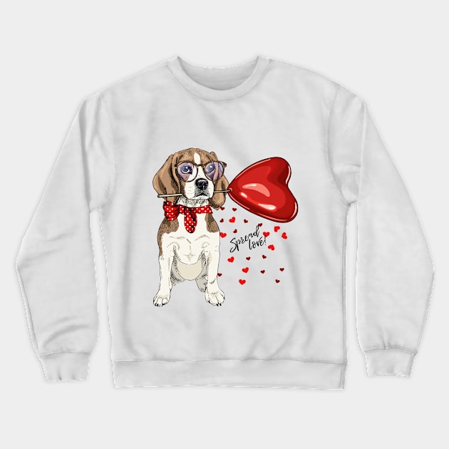 Spread Love Crewneck Sweatshirt by AttireCafe